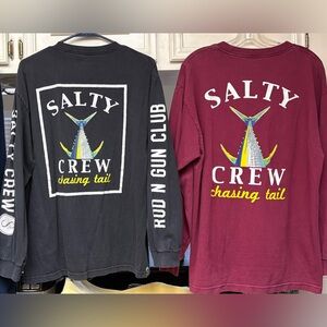 Bundle (2) Salty Crew Men’s Longsleeve Tshirts